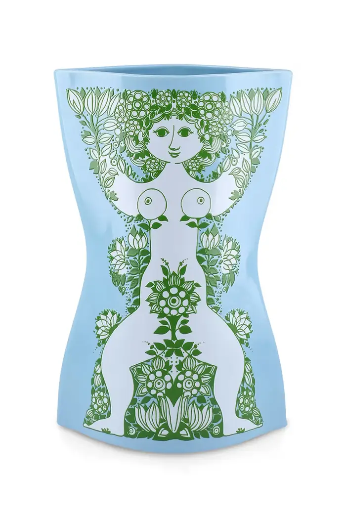 vaso decorativo in ceramica 28,5 cm Blu