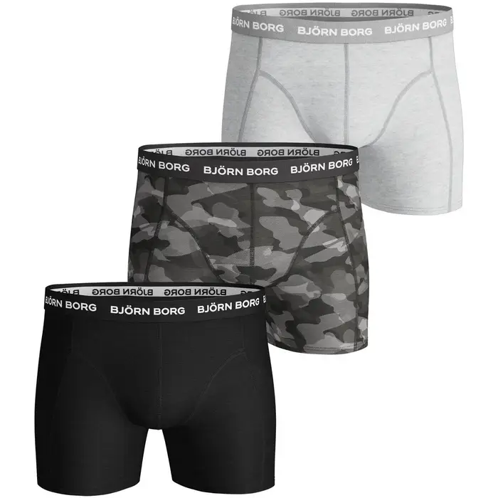 Boxer Björn Borg 3-Pack Boxers Grigio