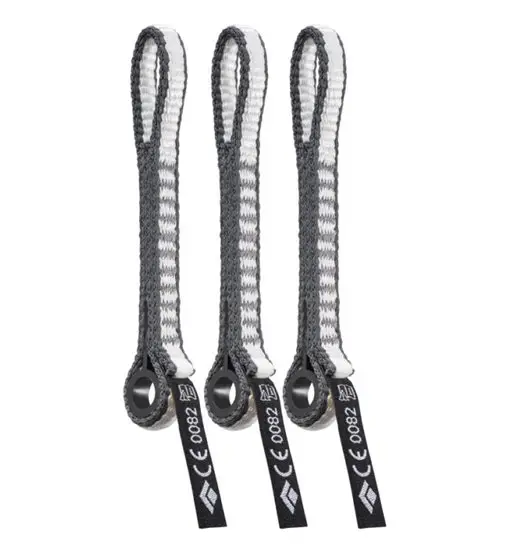 Black Diamond 10 mm Dynex Dogbone cm 3 Pack - fettuccia da rinvio Grey