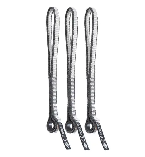 Black Diamond 10 mm Dynex Dogbone cm 3 Pack - fettuccia da rinvio Grey