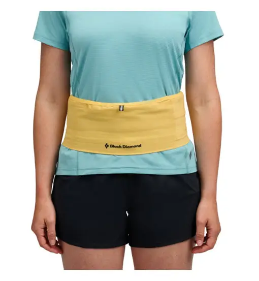 Distance Run Belt - marsupio trailrunning Light Yellow