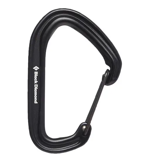 Black Diamond Hotwire Carabiner - moschettone Black