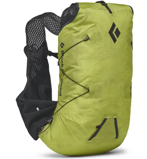 Black Diamond W Distance 15 - zaino trail running - donna Yellow