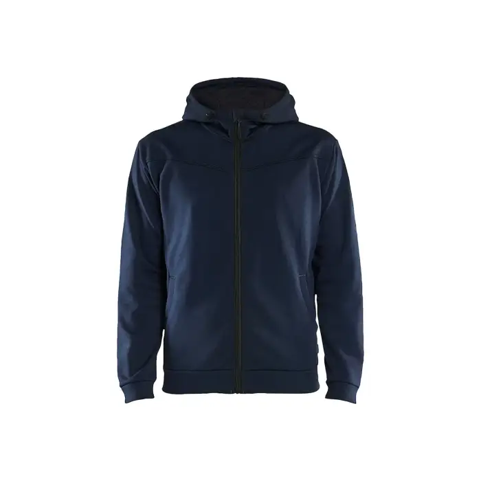 Felpa con cerniera a cappuccio Blaklader Bleu