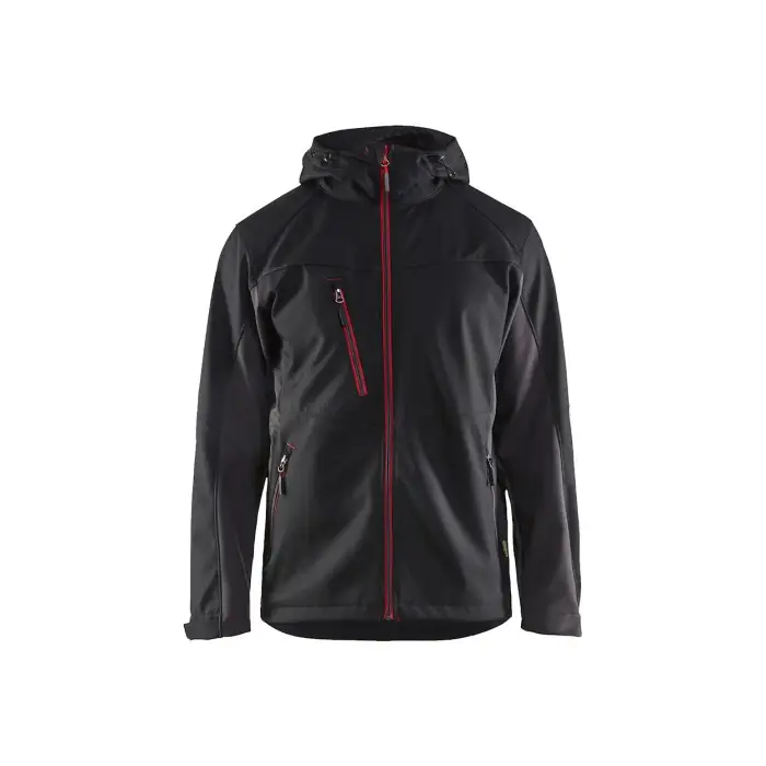 Blaklader Giacca impermeabile con cappuccio Noir