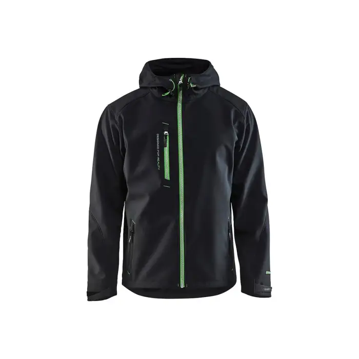 Blaklader Giacca impermeabile con cappuccio Noir