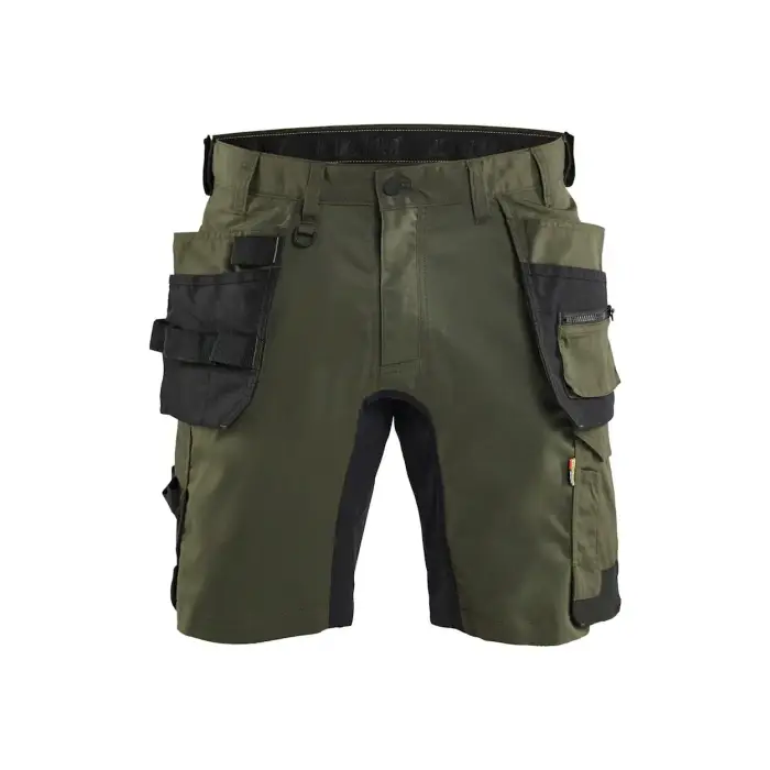 Shorts Blaklader avec poches flottantes Stretch 2D Vert