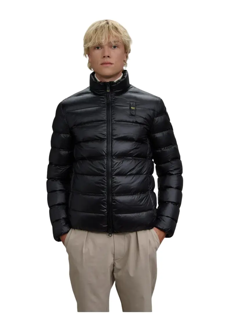 giubbino uomo piumino con collo alla coreana Belmont 25WBLUC03090-006719 999 BLACK