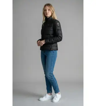Blauer per donna 26SBLDC03165 Giacca nera Vale, Nero, Casual, Poliestere
