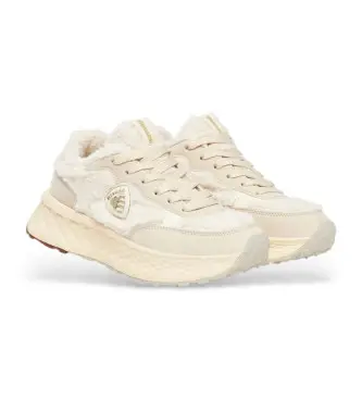 Blauer per donna F5LYNN02 Sneakers beige Lynn 02, 3 a 5cm, Camoscio, Stringhe, Casual