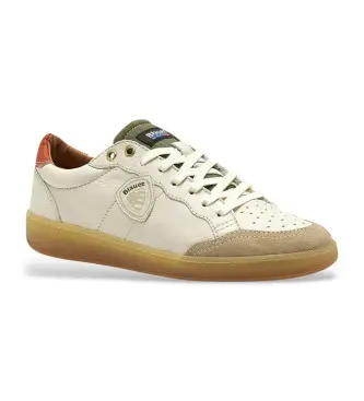 Blauer per uomo S6MURRAY21 Sneakers Murray 21 beige/verdi, Pelle, Basso, Stringhe, Casual