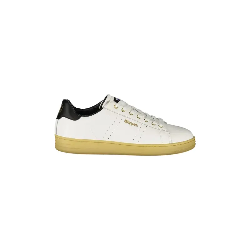 Blauer Scarpe Sneakers Uomo Bianche con Dettagli Neri / Bianco