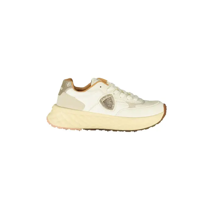 Sneakers Donna Beige Dettagli a Contrasto