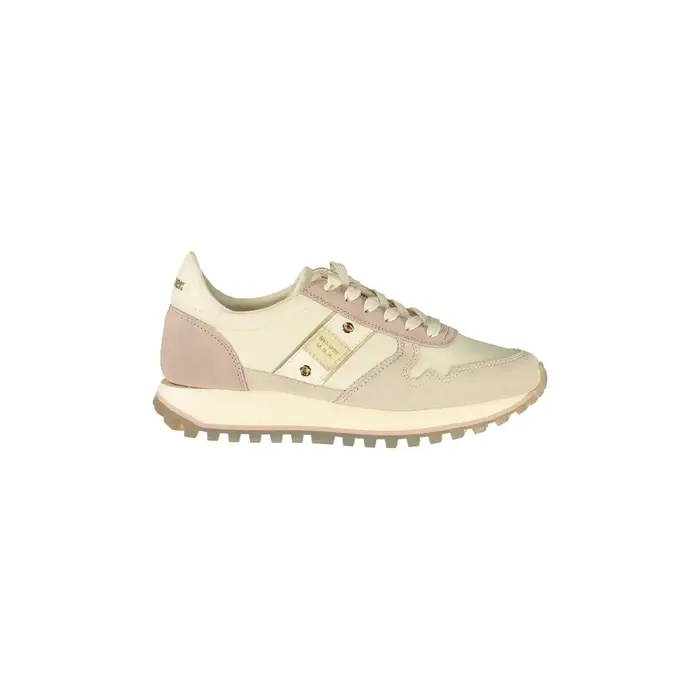 Sneakers Donna Beige Dettagli a Contrasto