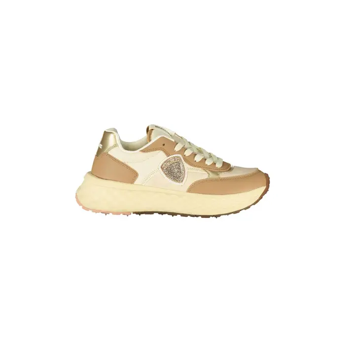 Sneakers Donna Marroni Dettagli a Contrasto Marrone