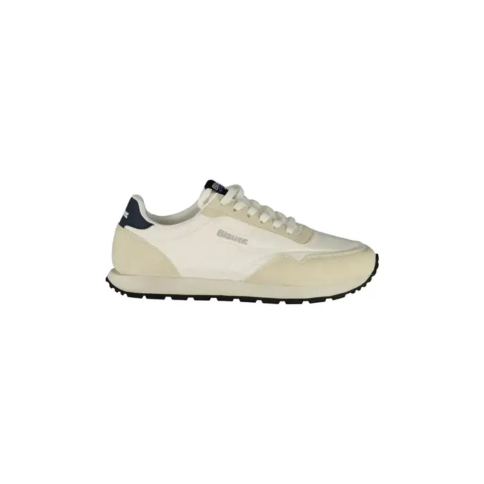 Sneakers Uomo Bianche Stampa Logo Bianco