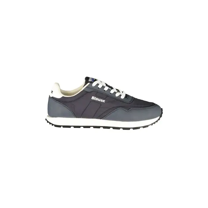 Sneakers Uomo Blu Stampa Logo
