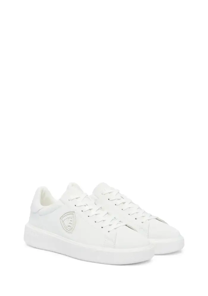Blauer Sneakers Uomo White miniatura 3