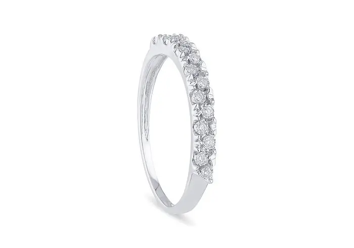 BLISS Anello In Oro Bianco Con Diamante - Bl Lumina