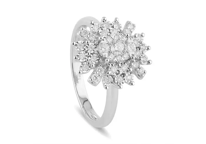 BLISS Anello In Oro Bianco Con Diamante - Bl Masterbliss Incanto