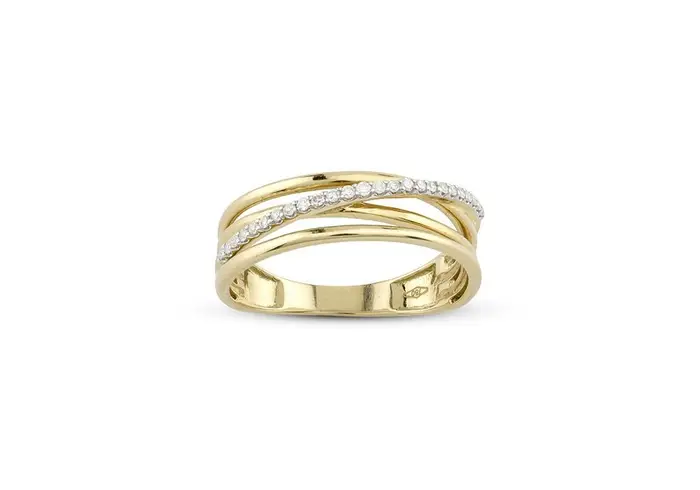 BLISS Anello In Oro Giallo Con Diamante - Bl Fascino