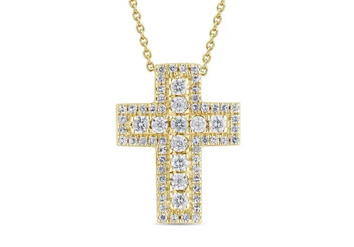 BLISS Collana In Oro Giallo Con Diamante - Bl Etoile