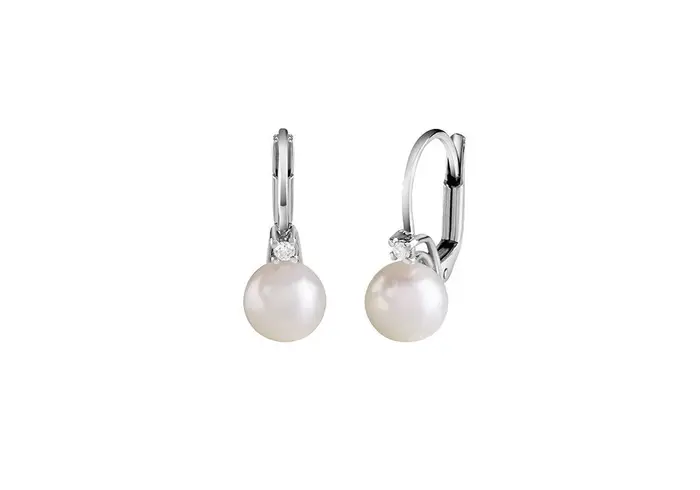 BLISS Orecchini In Oro Bianco Con Diamante - Bl Paradise New