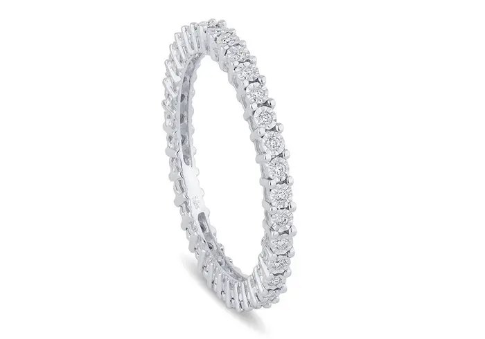 BLISS Veretta In Oro Bianco Con Diamante - Bl Rugiada