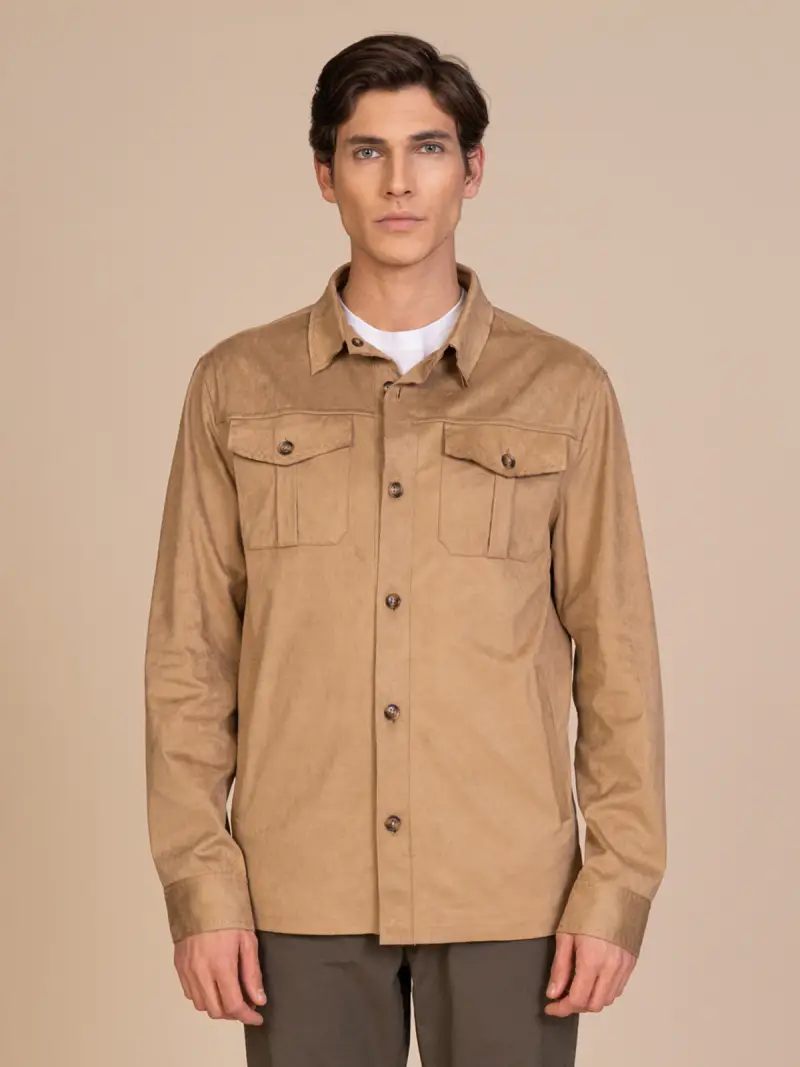 BLOOKER Overshirt effetto scamosciato Colore