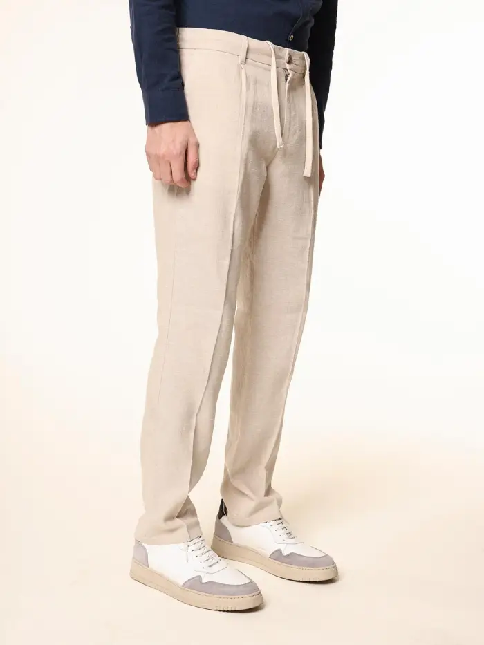 BLOOKER Pantaloni in misto lino Colore