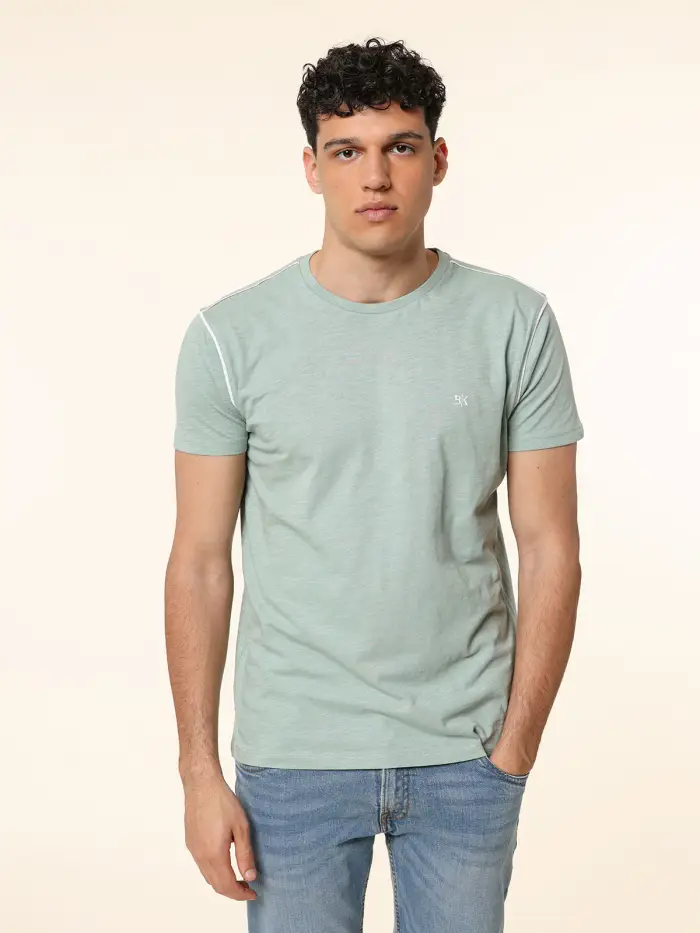 BLOOKER T-Shirt bordi contrasto Colore