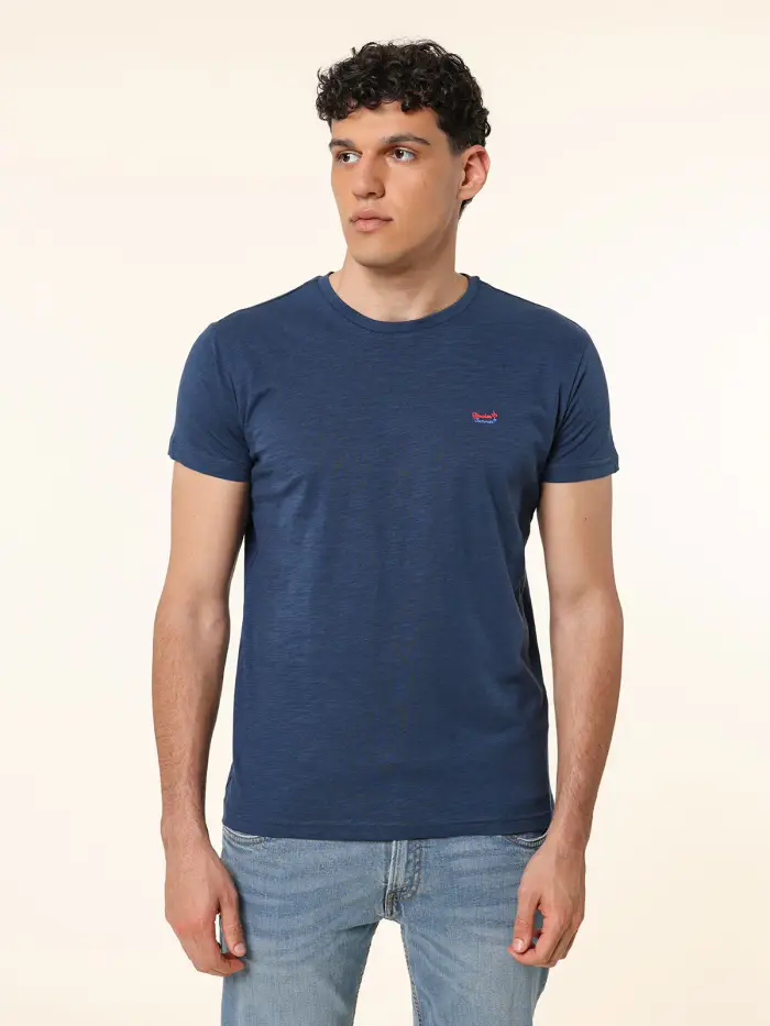 BLOOKER T-Shirt cotone fiammato con stampa Colore