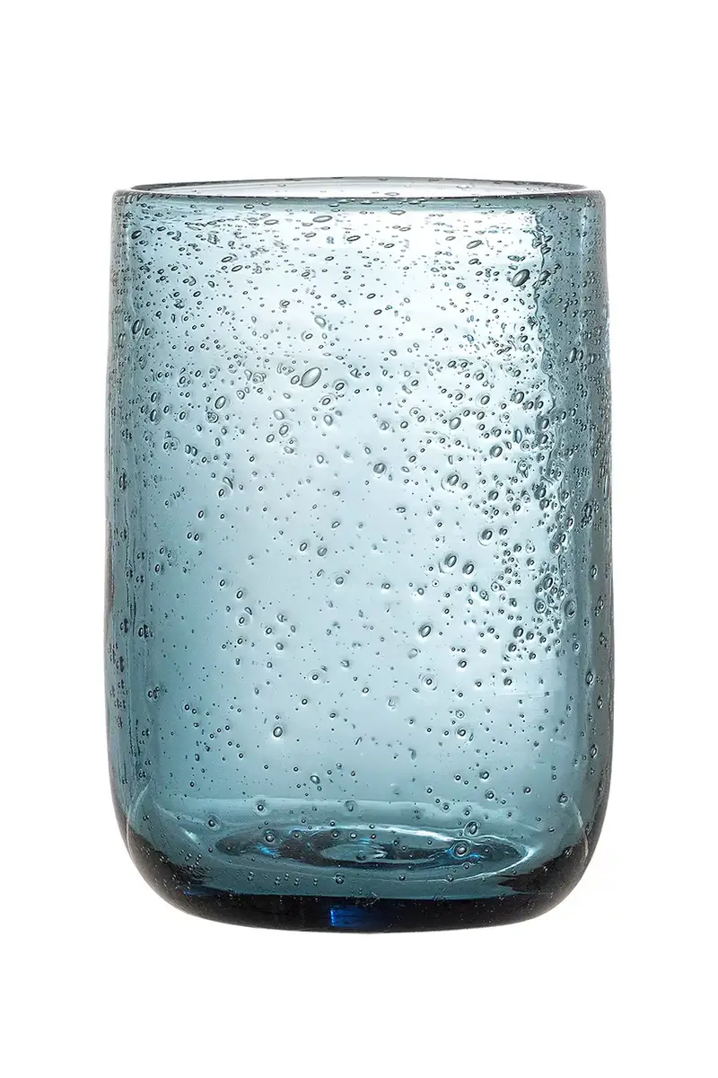 Bloomingville bicchiere Tabby 330 m colore blu