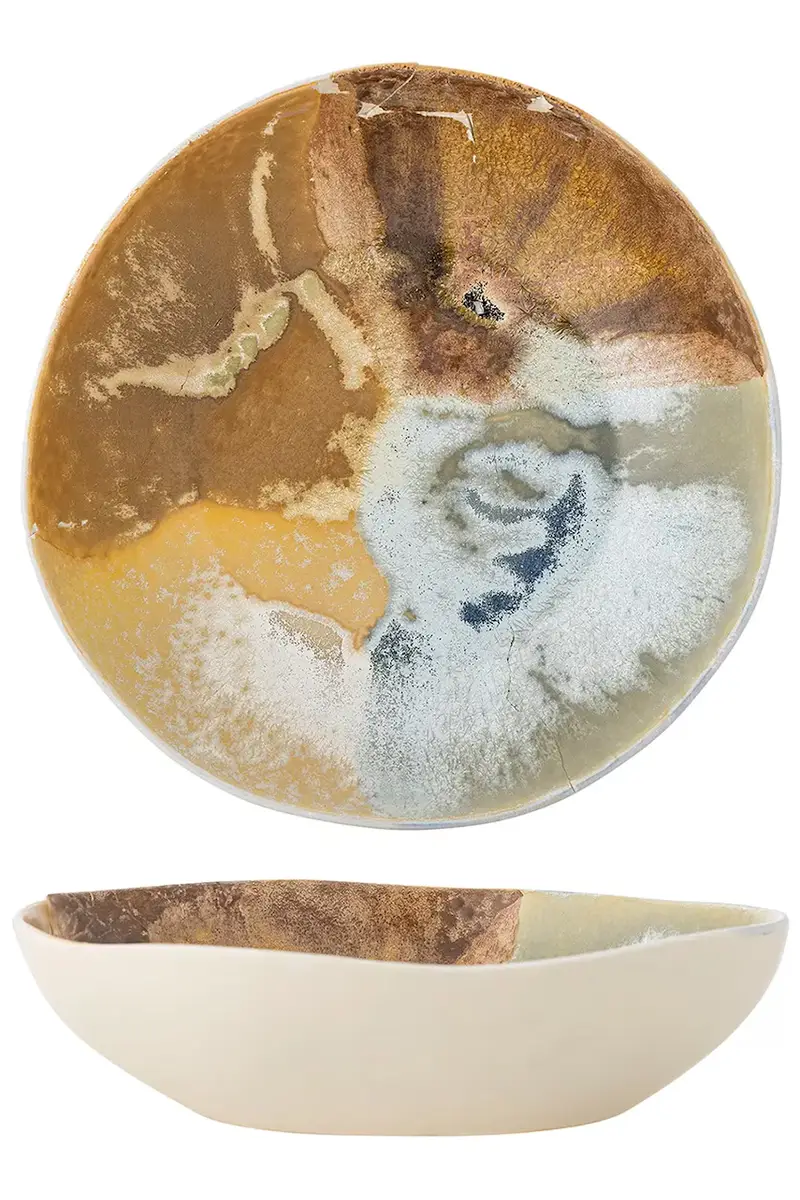 Bloomingville ciotola Lacey 1, 3 L colore giallo