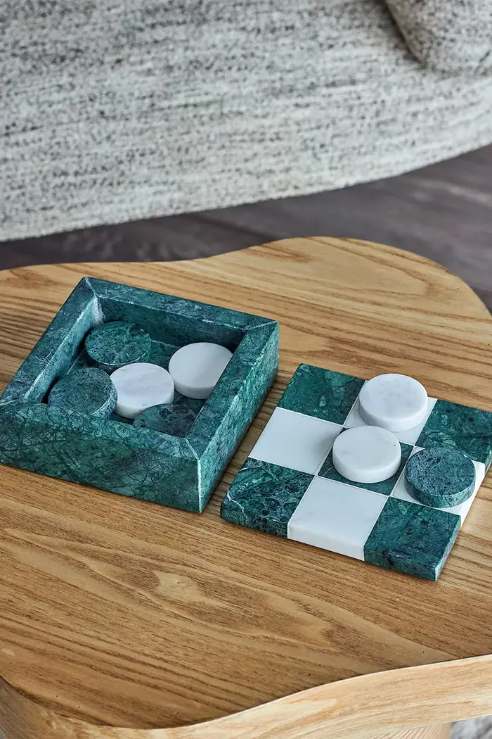 gioco da tavola Tic-Tac-Toe 12 x 5 x 12 cm Turchese miniatura 3