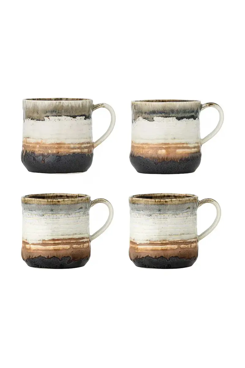 set tazze Deana 380 ml pacco da 4 Multicolore