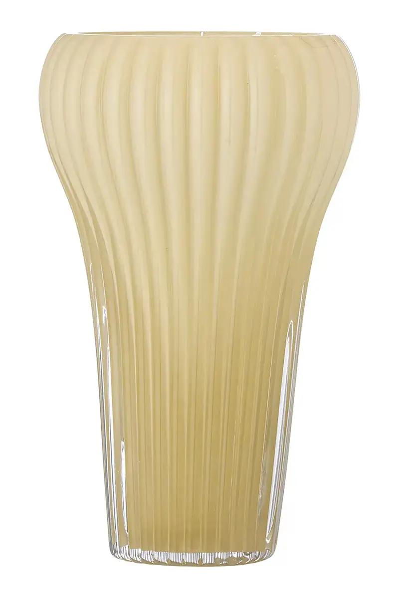 Bloomingville vaso decorativo Averie 17 x 28 cm Giallo