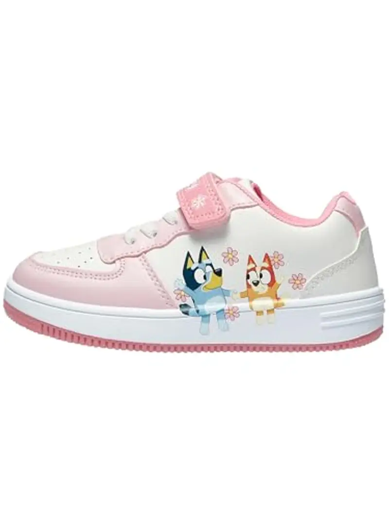 BlueY Scarpe Bambina, Sneakers Bambina Bingo, Graziose Scarpe Ragazza, Bianco