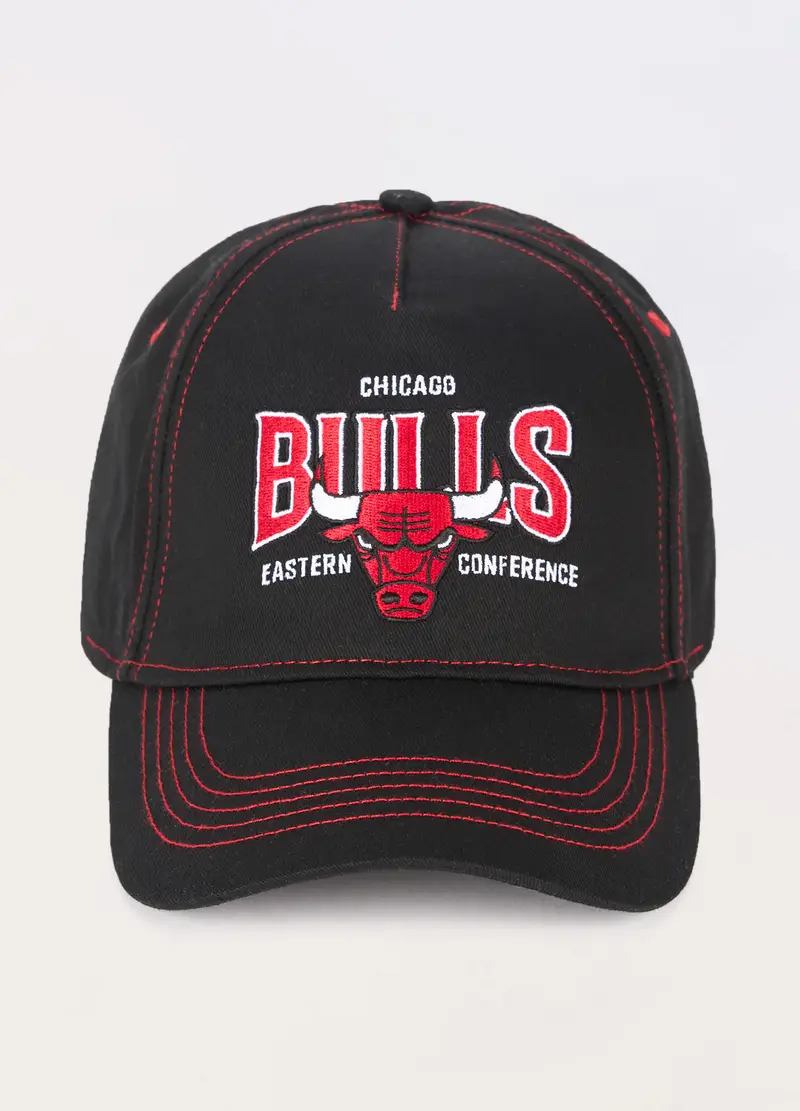 Blukids Berretto Da Baseball Con Ricamo Nba, Bambino, Nero