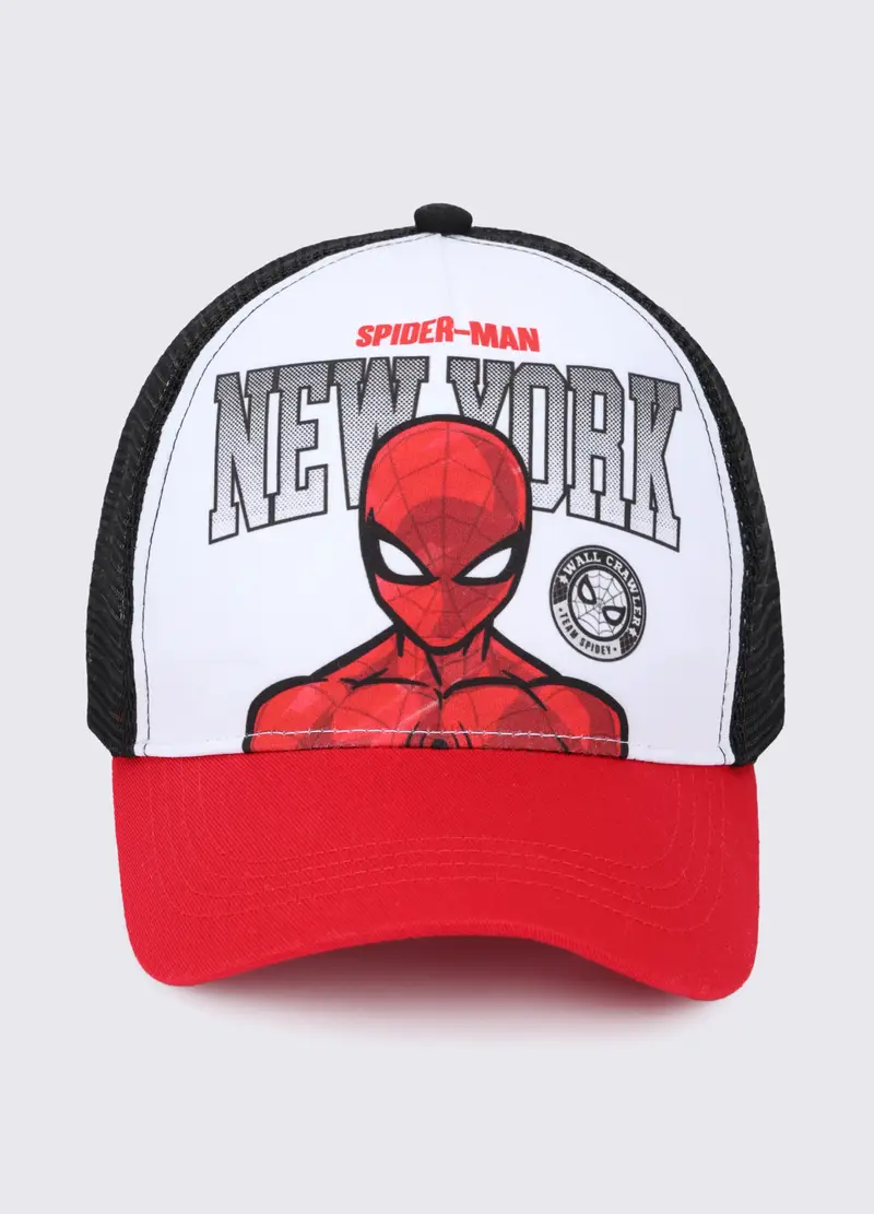 Blukids Berretto Da Baseball In Misto Cotone, Bambino, Rosso aragosta