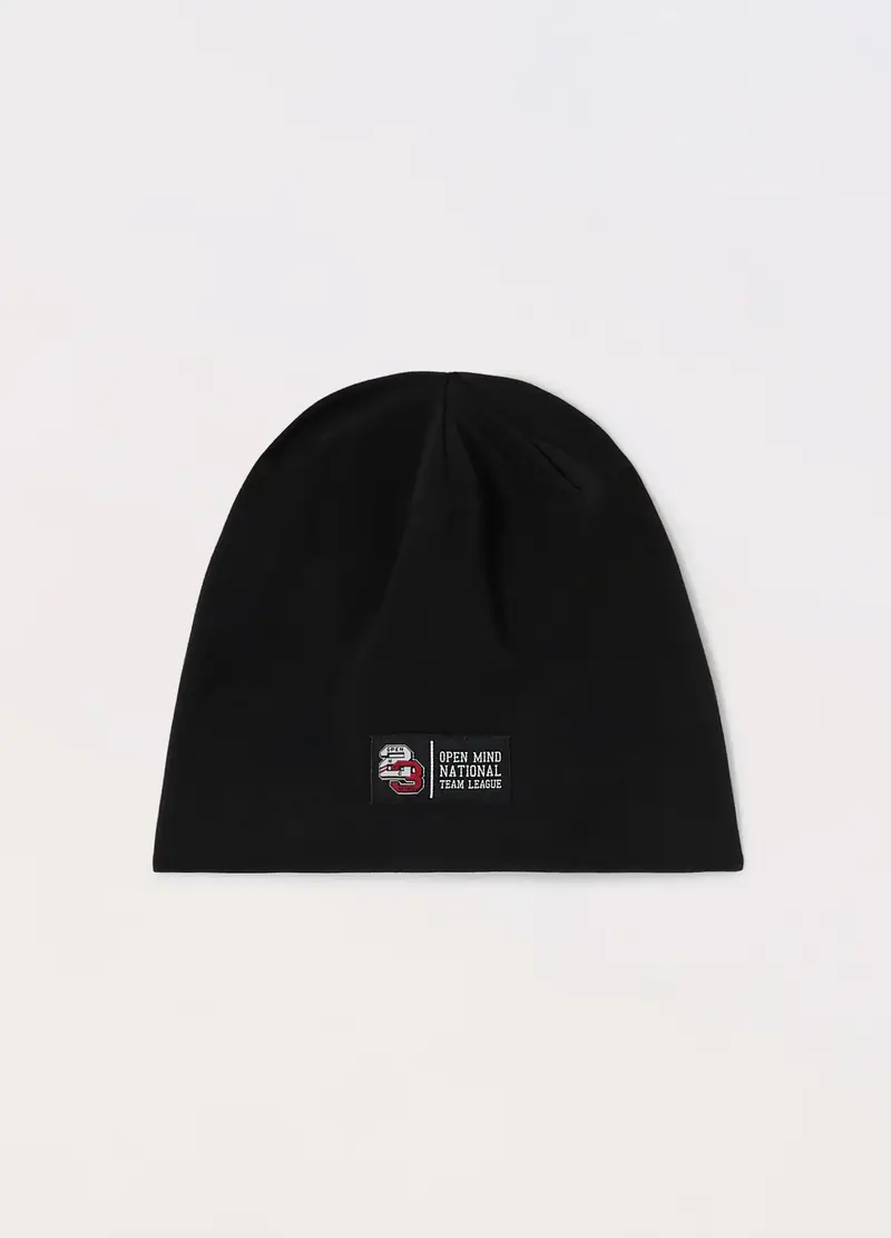 Blukids Berretto In Cotone Stretch, Bambino, Blu scuro