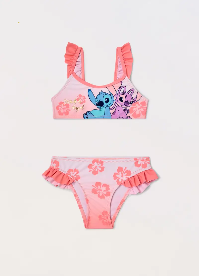 Blukids Bikini Costume Bambina, Unisex, Arancione chiaro