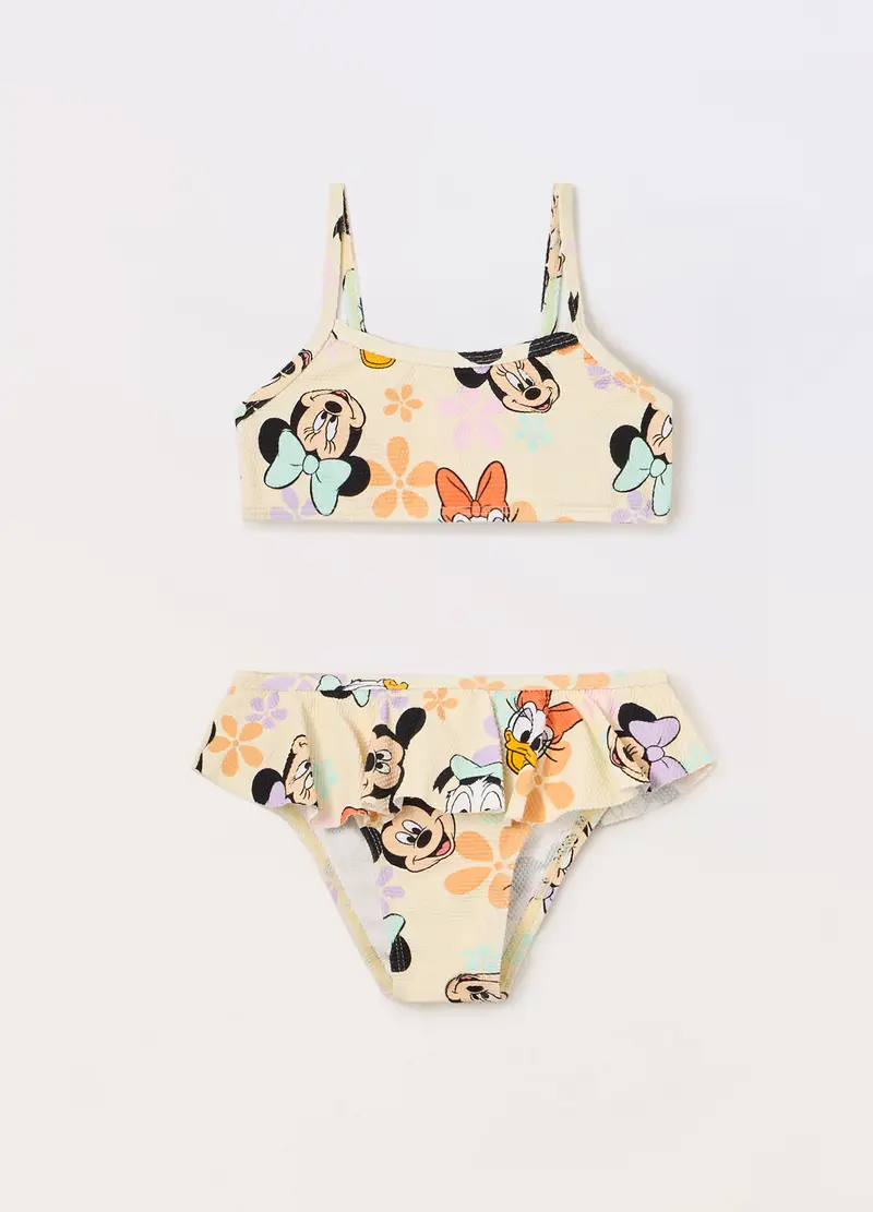 Blukids, Bikini Costume Bambina, Unisex, Bianco avorio, Taglia: 6-7