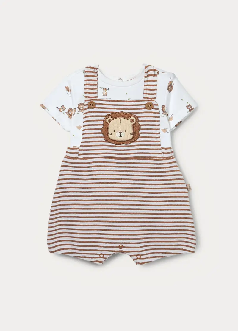 Blukids Salopette Neonato Marrone 4221297