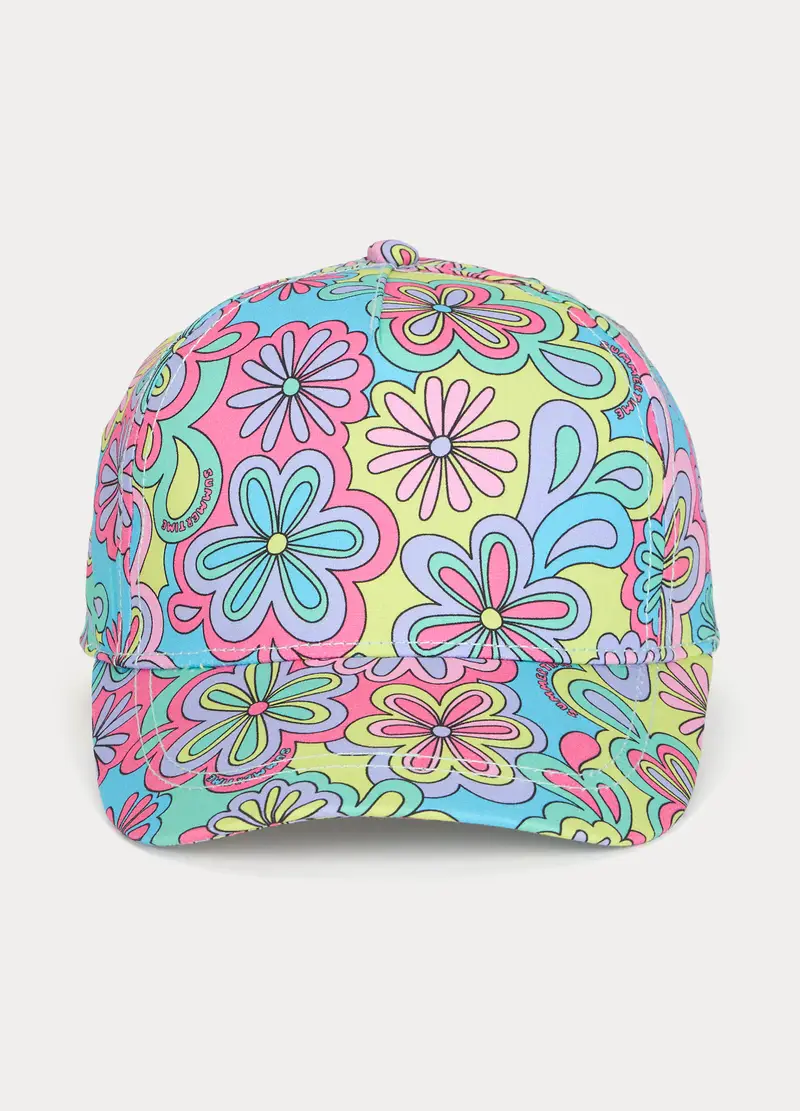 Blukids Cappello Da Baseball In Popeline, Bambina, Verde foglia