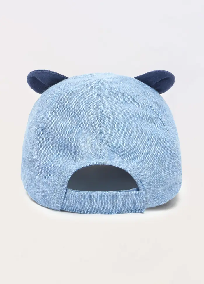 Blukids Cappello Da Baseball In Puro Cotone Neonato, Bambino, Azzurro chiaro