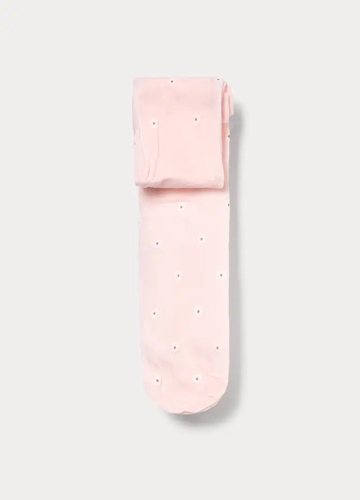 Collant Con Stampa, Bambina, Rosa chiaro