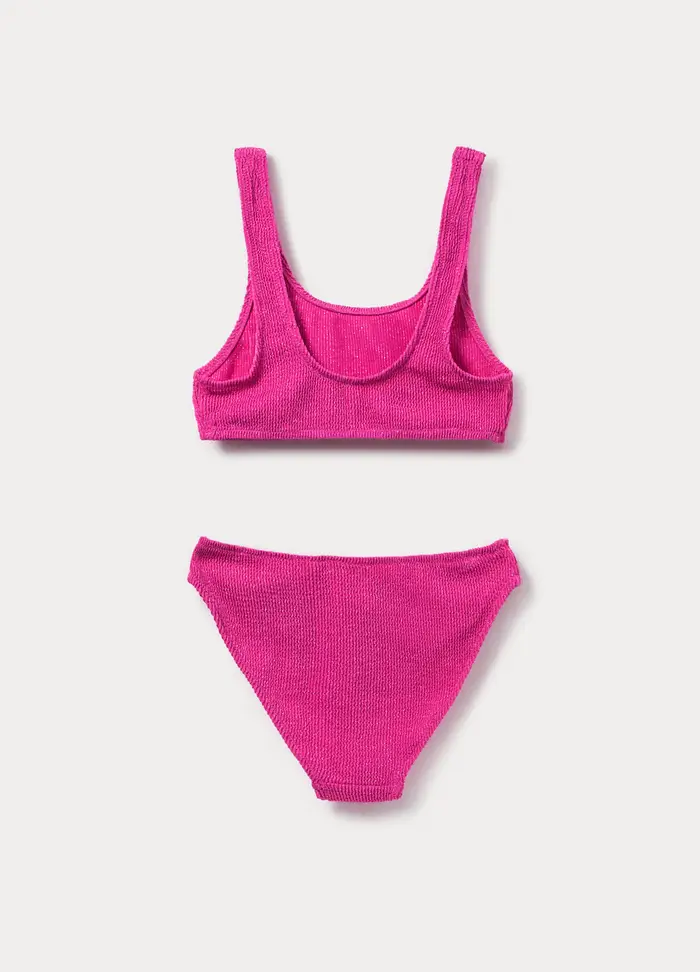 Costume Bikini Ragazza, Unisex, Rosa fuxia