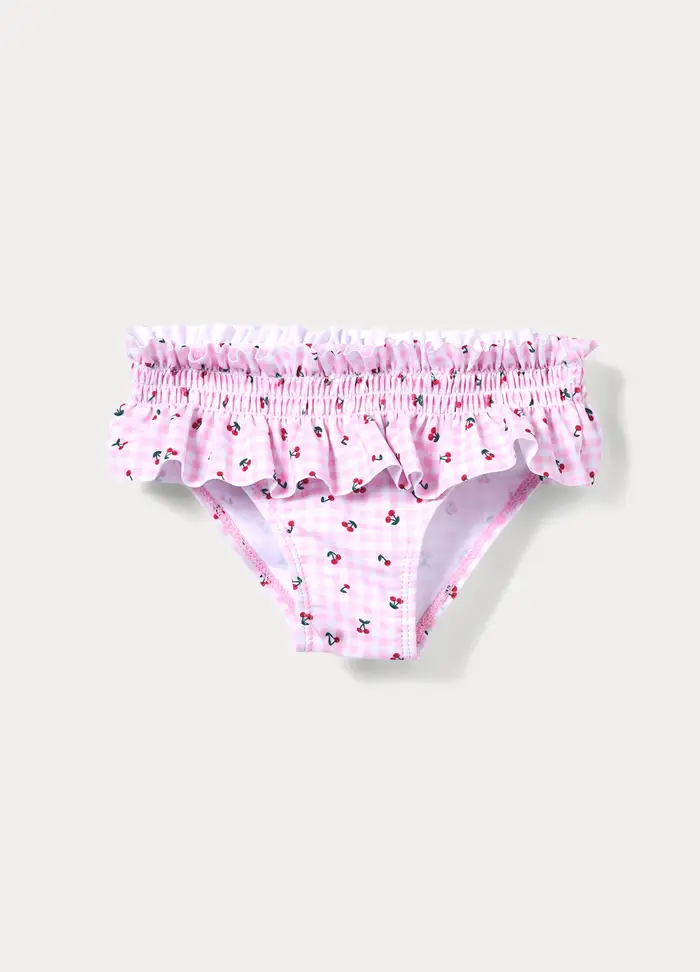 Blukids Costume Da Bagno Slip, Neonata, Rosa pastello