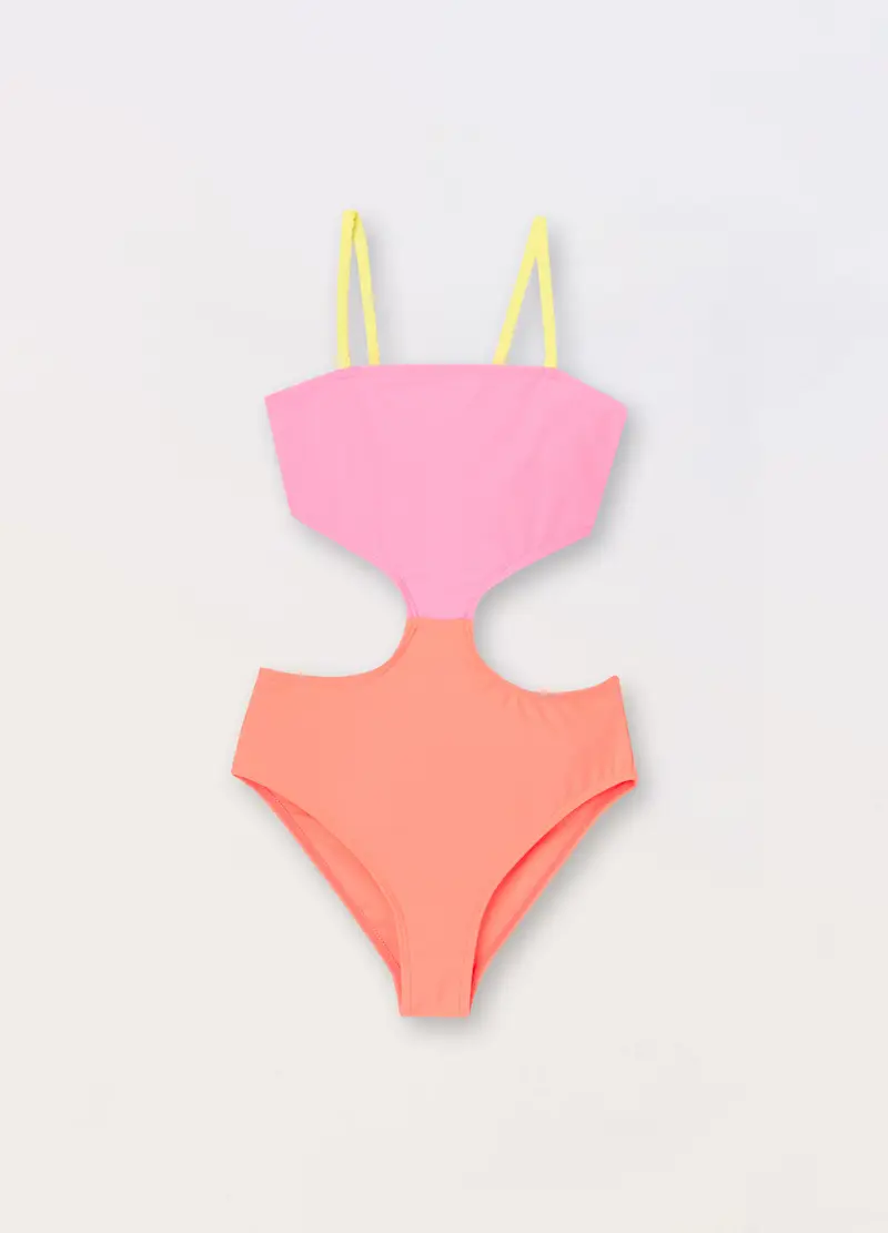 Blukids Costume Intero Ragazza, Unisex, Rosa pastello, Taglia: 9